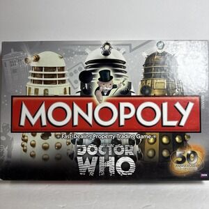 Monopoly Doctor Who 50th‎ Anniversary Edition by Parker Brothers 2012